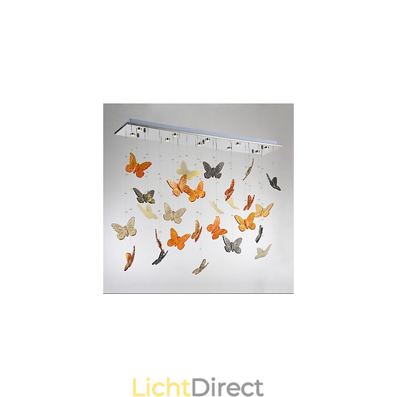 Lamp Hanglamp Vlinder Kristallen Lamp