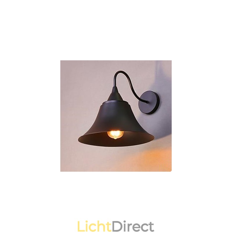 Amerikaanse Landelijke IJzeren Kap Wandlamp Smeedijzeren Wandlamp Archaïsche Srestoring Oude Manieren