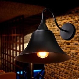 Amerikaanse Landelijke IJzeren Kap Wandlamp Smeedijzeren Wandlamp Archaïsche Srestoring Oude Manieren