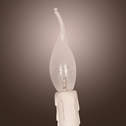 Kristallen wandlamp met 2 lampen in kaarslamp