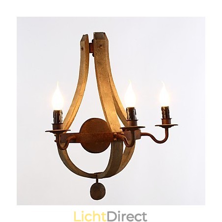 Mini Stijl Wandlampen Rustiek Lodge Hout Bamboe Mini Stijl Wandlampen Rustiek Lodge Hout Bamboe