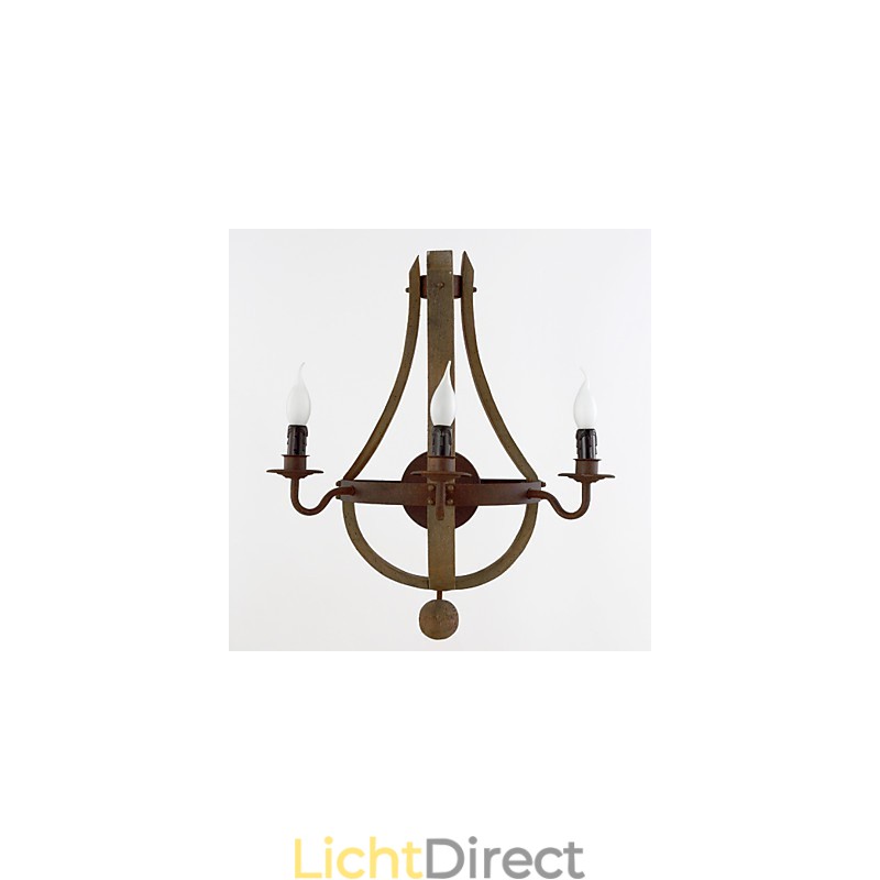 Mini Stijl Wandlampen Rustiek Lodge Hout Bamboe