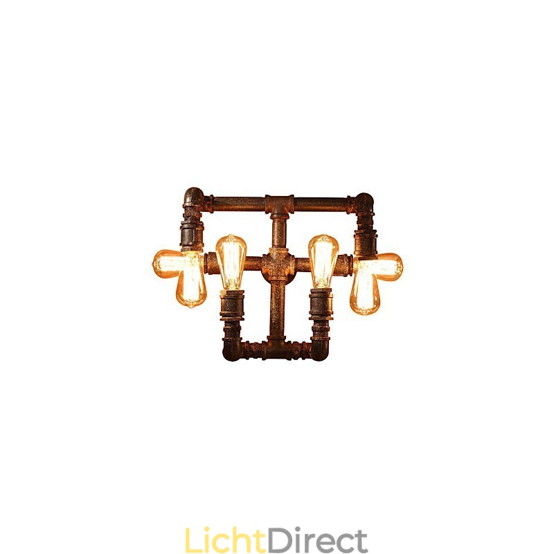 Retro Bar Iron Wandlampen Mini Stijl Rustieke Lodge Metaal