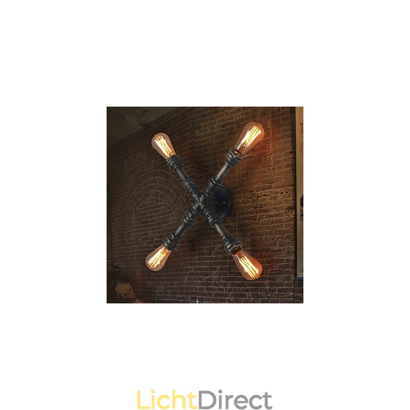 Wandlampen Mini Stijl Rustieke Lodge Metaal