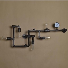 Wandlampen 5-lichts waterpijp ijzer mini-stijl industriële stijl land metaal