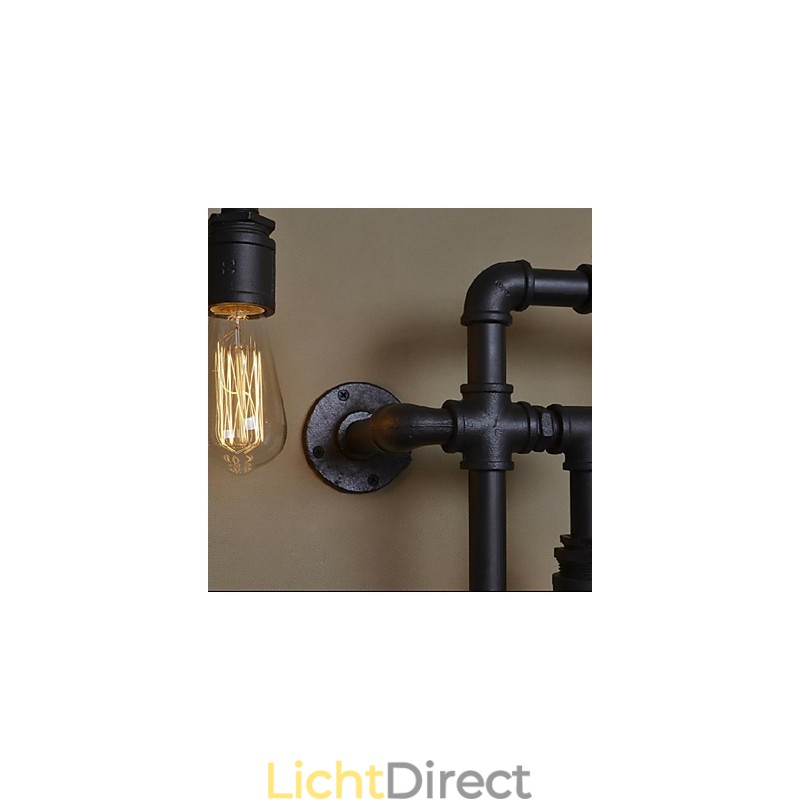 Wandlampen 5-lichts waterpijp ijzer mini-stijl industriële stijl land metaal
