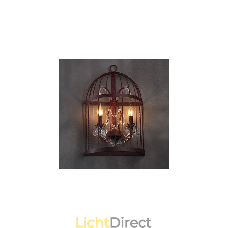 Mini Stijl Wandlampen Rustieke Lodge Metaal