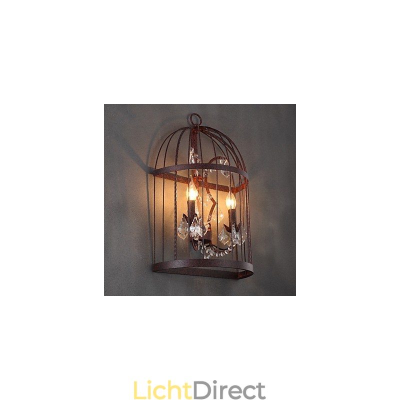 Mini Stijl Wandlampen Rustieke Lodge Metaal