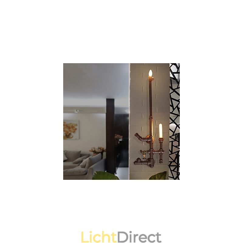 Wandlampen Mini Stijl Rustieke Lodge Metaal