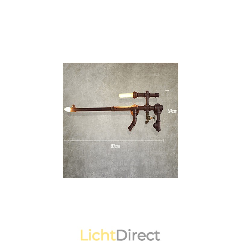 Wandlampen Mini Stijl Rustieke Lodge Metaal