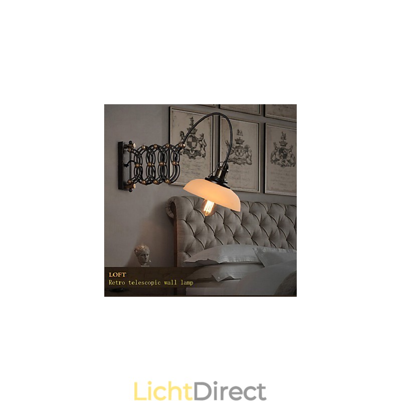 Vintage Industrieel Amerikaans Landelijk Restaurant Slaapkamer Studeerkamer Creatieve Trap Gangpad Lamp Telescopische IJzeren Wandlampen