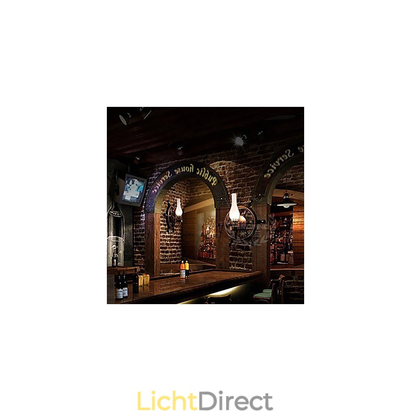 Wandlamp Een Licht en Glas