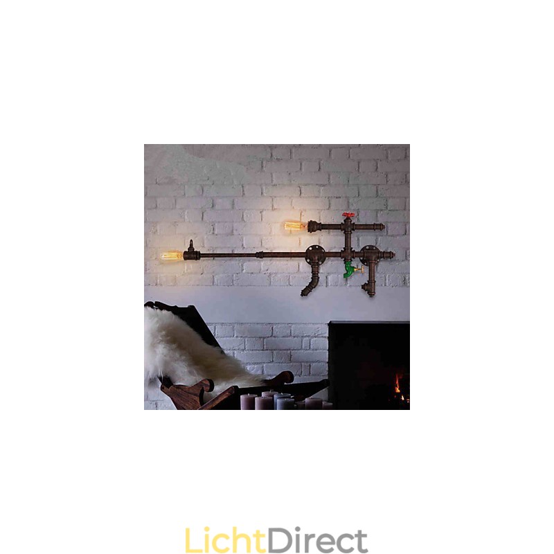 Wandlampen Mini Stijl Rustieke Lodge Metaal