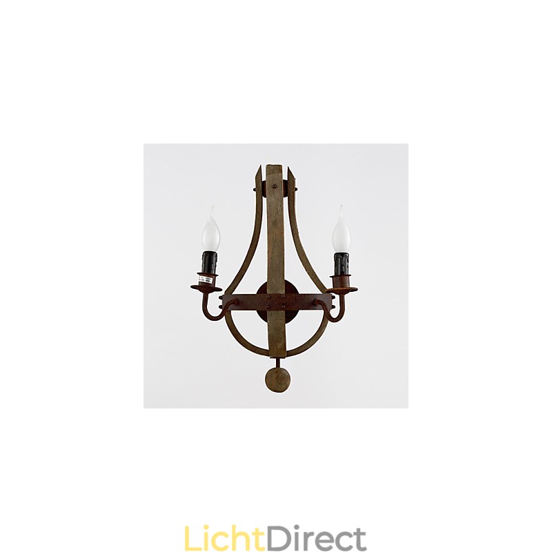 Mini Stijl Wandlampen Rustiek Lodge Hout Bamboe
