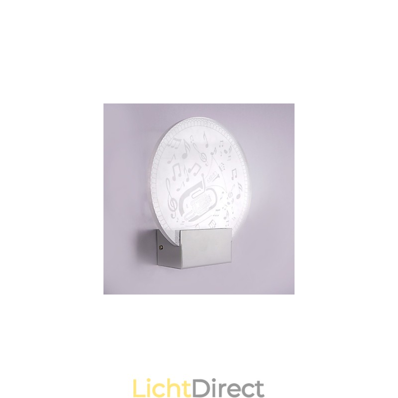 Acryl Wandlamp PVC Lamp Licht Modern Hedendaags Metaal