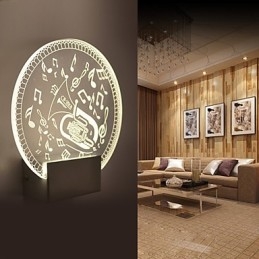 Acryl Wandlamp PVC Lamp Licht Modern Hedendaags Metaal