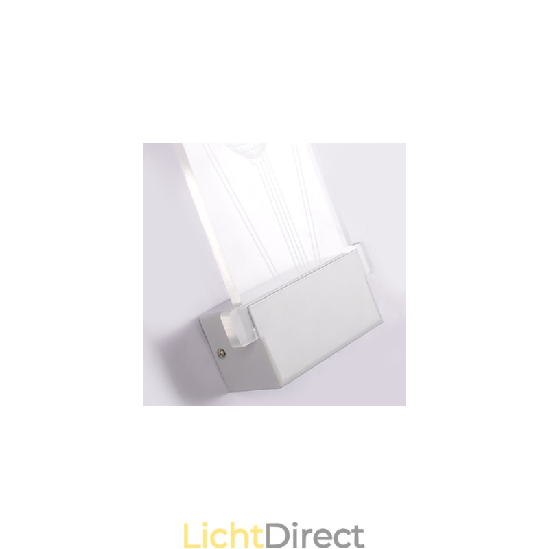 Acryl Wandlamp PVC Lamp Licht Modern Hedendaags Metaal