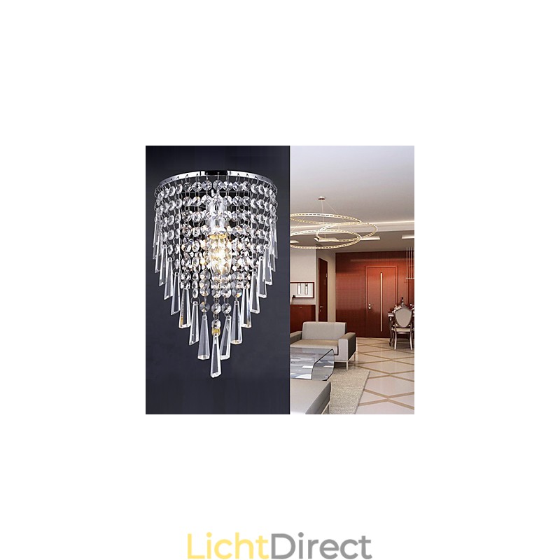 Stijlvolle kristallen wandlamp met 1 lichtbron