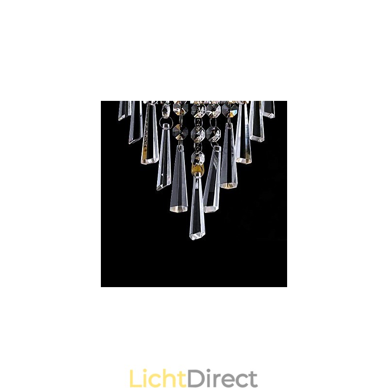 Stijlvolle kristallen wandlamp met 1 lichtbron