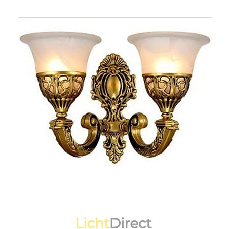 Europese Wandlamp Van Slaapkamer Het Hoofd Van Een Bed