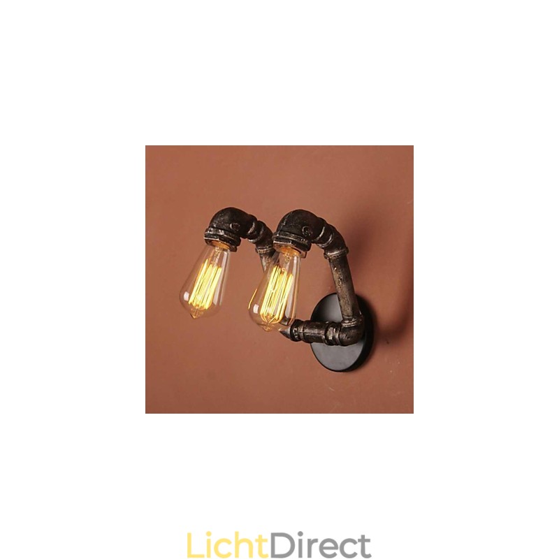 Mini Stijl Wandlampen Rustieke Lodge Metaal