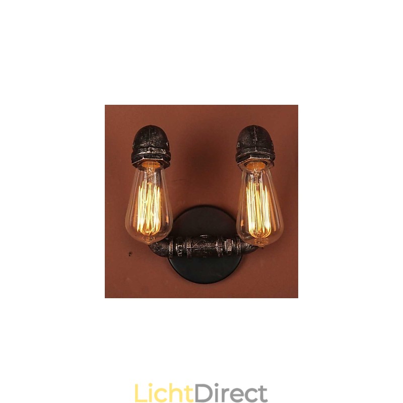 Mini Stijl Wandlampen Rustieke Lodge Metaal