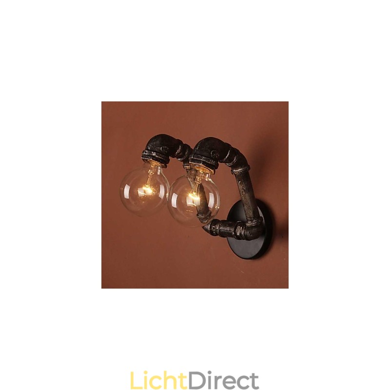 Mini Stijl Wandlampen Rustieke Lodge Metaal