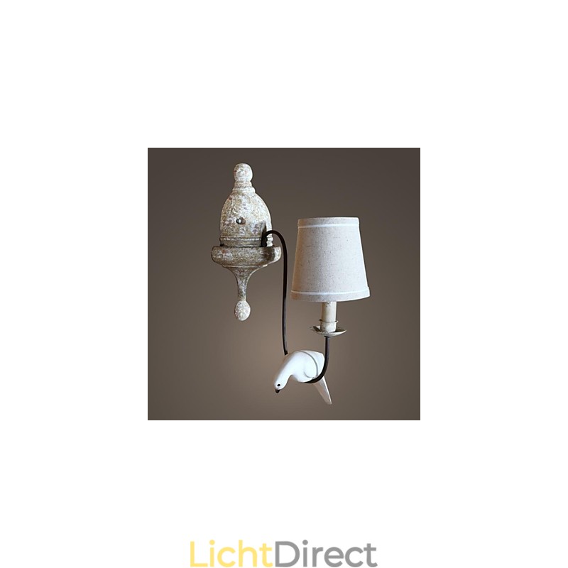 Mini Stijl Wandlampen Landelijk Hout Bamboe