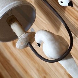 Mini Stijl Wandlampen Landelijk Hout Bamboe