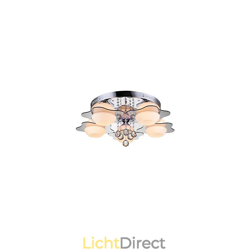 Afstandsbediening 5 lampen met blauwe rode moderne plafondlamp inbouw