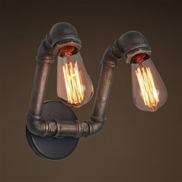 Retro metalen wandlamp voor koffieshop
