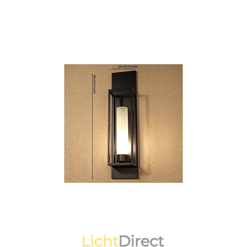 Wandlampen Wandlampen Rustieke Lodge Metalen Eetkamer Slaapkamer Leeskamer Metaal+Glas