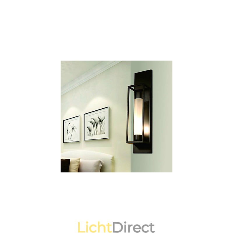 Wandlampen Wandlampen Rustieke Lodge Metalen Eetkamer Slaapkamer Leeskamer Metaal+Glas