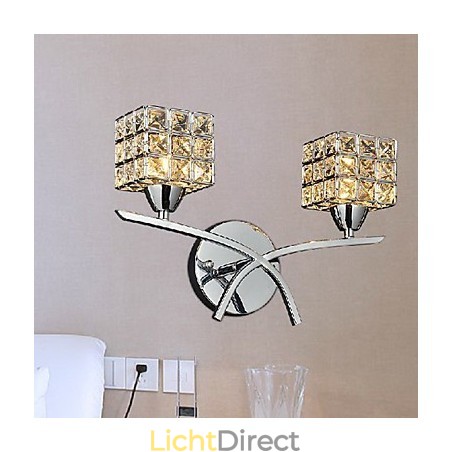 Moderne Kristallen Wandlamp In 2 Lampen Moderne Kristallen Wandlamp In 2 Lampen