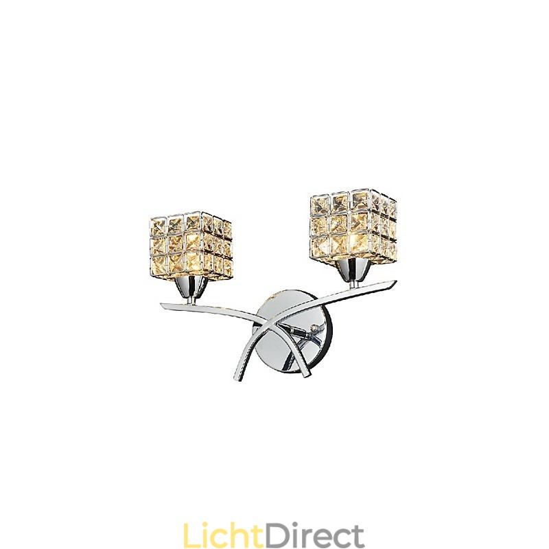 Moderne Kristallen Wandlamp In 2 Lampen