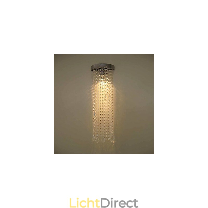 50W MR16 Chromen Wandlamp met Kristallen Kettingen