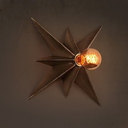 Korte Vijfpuntige Ster Verlichting Gepersonaliseerde Moderne Wandlamp Kinderhuisvestingslampen