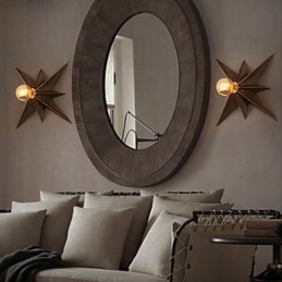 Korte Vijfpuntige Ster Verlichting Gepersonaliseerde Moderne Wandlamp Kinderhuisvestingslampen