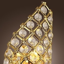 Artistieke Kristallen Wandlamp met 2 Lampen