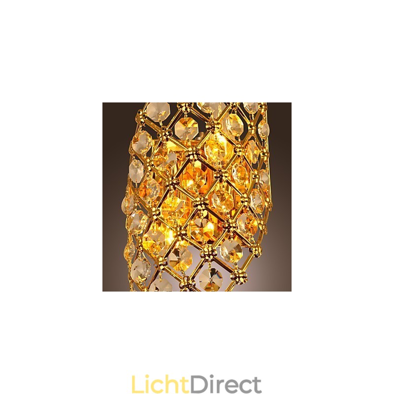 Artistieke Kristallen Wandlamp met 2 Lampen