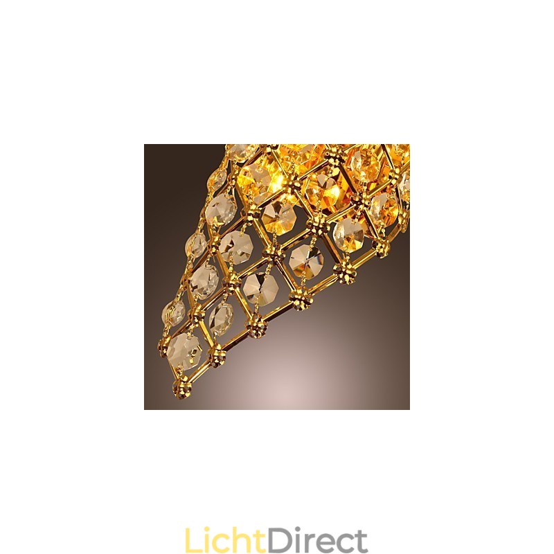 Artistieke Kristallen Wandlamp met 2 Lampen