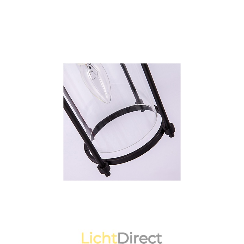 Creatieve industriële look lampen Noord-Amerikaanse stijl wandlampen met Edison Flute lamp binnenin bardecoratieverlichting