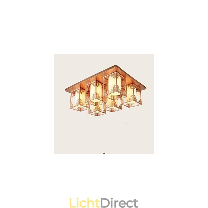 Een Chinese stijl lampen ijzeren plafondverlichting sfeer