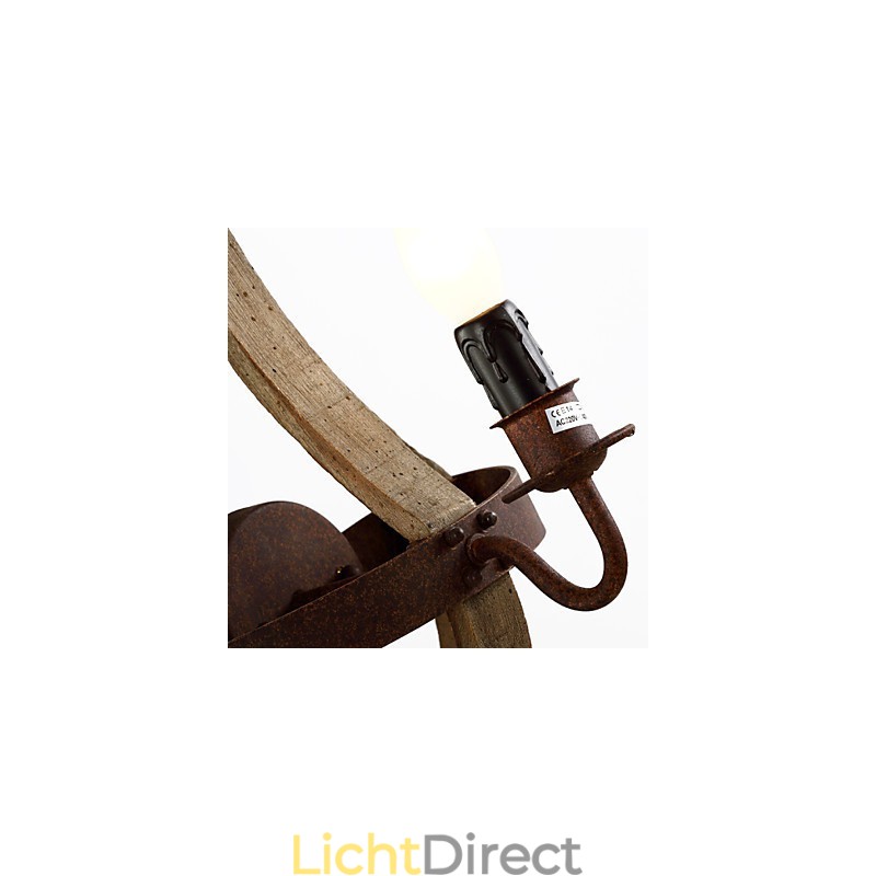 Mini Stijl Wandlampen Rustiek Lodge Hout Bamboe