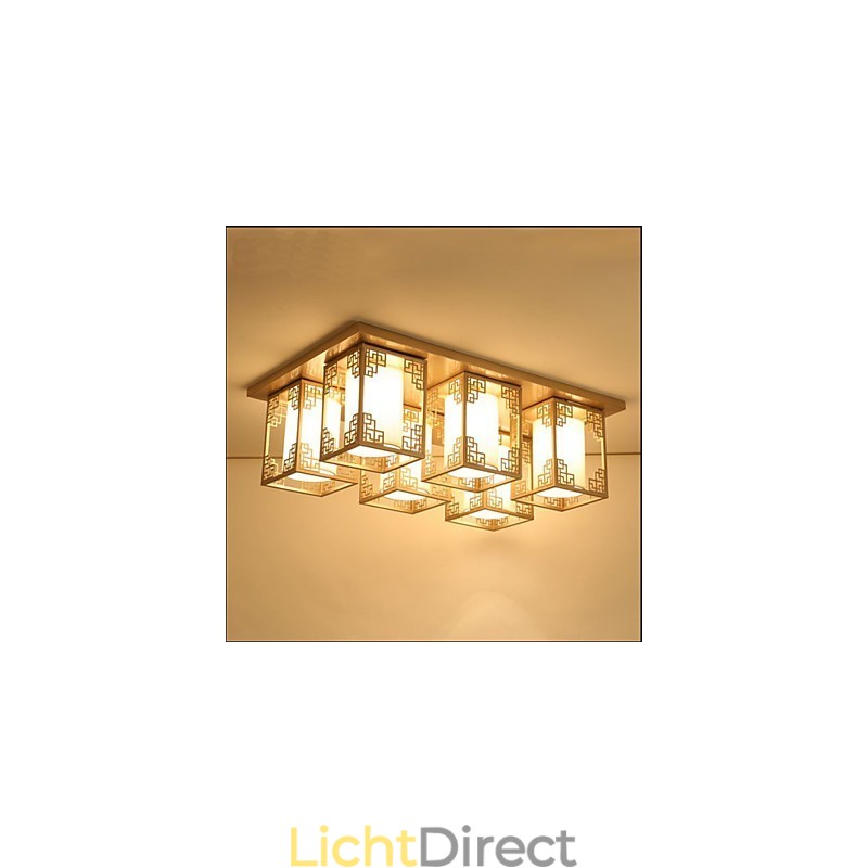 Een Chinese stijl lampen ijzeren plafondverlichting sfeer