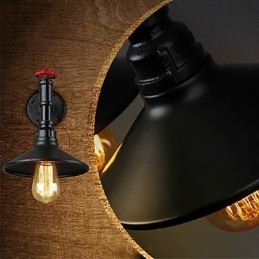 Mini Wandlamp 1 Licht Concise Crème IJzer