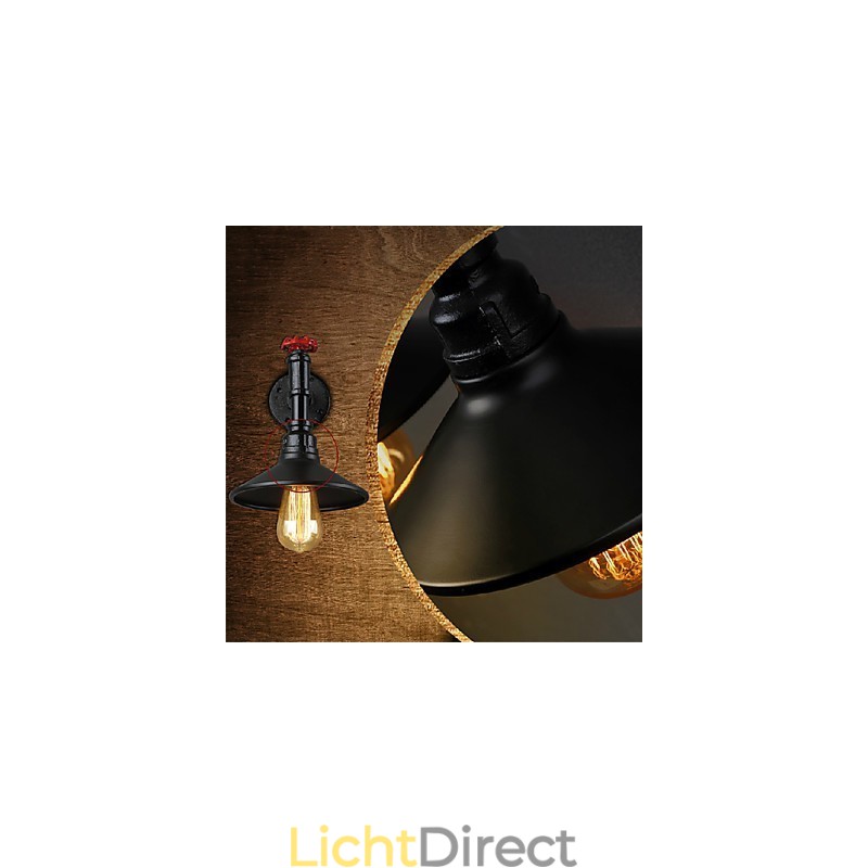 Mini Wandlamp 1 Licht Concise Crème IJzer