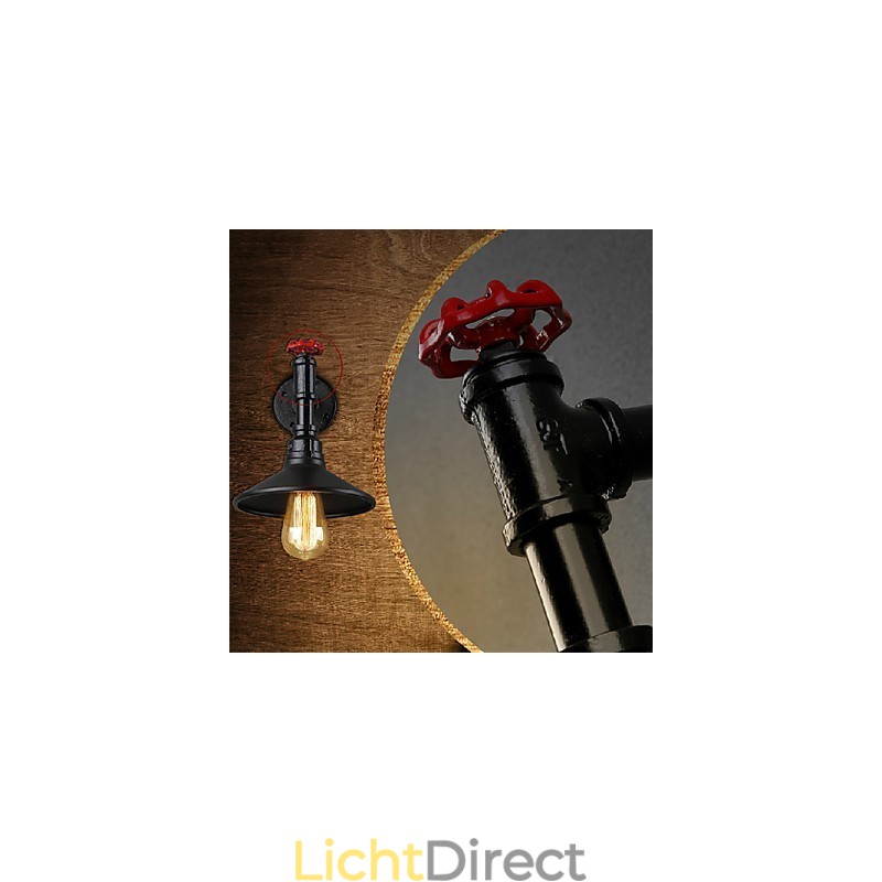 Mini Wandlamp 1 Licht Concise Crème IJzer