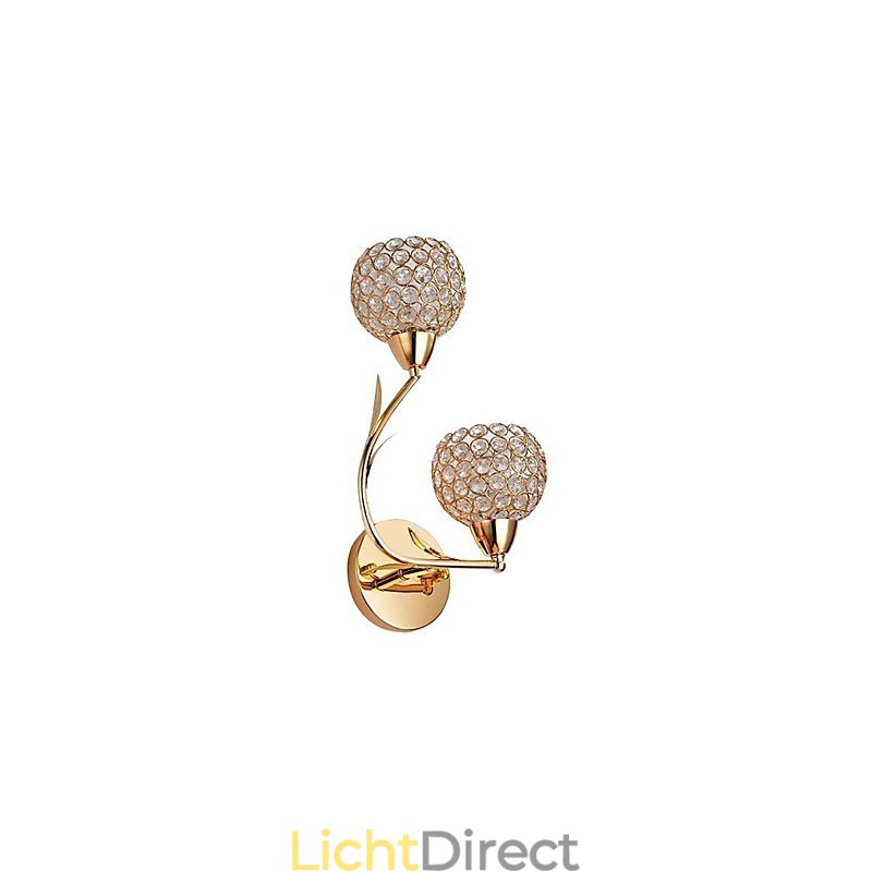 Kristallen wandlampen Modern eigentijds metaal