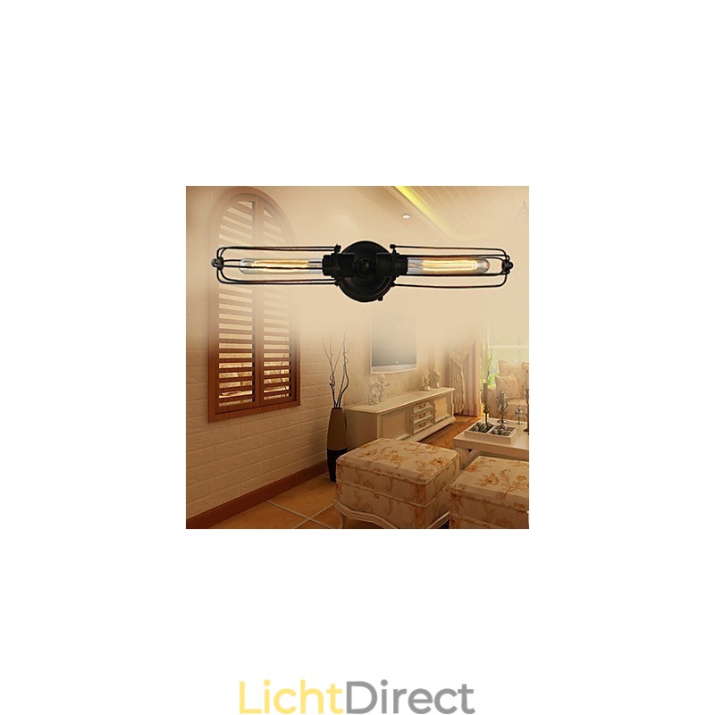 Traditionele klassieke mini schoorsteen wandlamp